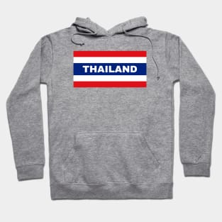 Thailand in Thai Flag Hoodie